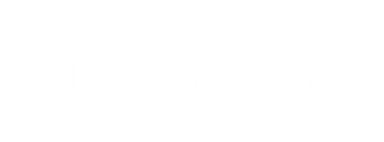 nineseven white logo